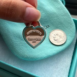 Medium Tiffany and co heart charm